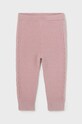 Mayoral legginsy dziecięce dzianina różowy 10764.4F.Baby.9BYH