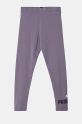 Puma leggins copii ESS Logo Leggings tricotaj violet 671133