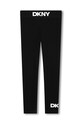 Dkny legginsy dziecięce z elastanem czarny D60222.114.150