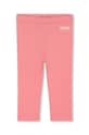 Kenzo Kids leggins copii tricotaj roz K60474.86.102