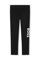 BOSS legginsy dziecięce J51100.126.150 czarny AW24