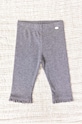Tartine et Chocolat leggins din bumbac pentru copii bumbac gri TZ24001.104