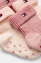Tommy Hilfiger skarpetki dziecięce 2-pack 701229882.G.9BYH różowy AW24