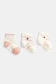 Kojenecké ponožky Tommy Hilfiger 3-pack dlouhé ponožky béžová 701229888.G.9BYH