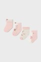 Mayoral Newborn sosete copii 4-pack sosete lungi roz 9762.2G.Newborn.G.9BYH