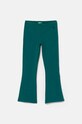 United Colors of Benetton legginsy dziecięce z elastanem zielony 3DKECF037.G.Seaso.9BYH