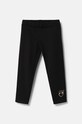 Pinko Up legginsy dziecięce aplikacja czarny F4PIBGLG191