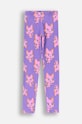 Coccodrillo legginsy dziecięce wzorzyste fioletowy ZC4122104VGA