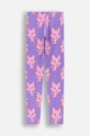 Coccodrillo legginsy dziecięce ZC4122104VGA fioletowy AW24