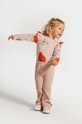 Coccodrillo legginsy dziecięce z elastanem różowy ZC4122103CGN