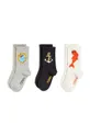 Παιδικές κάλτσες Mini Rodini Dolphin 3-pack