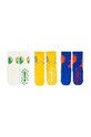 Mini Rodini sosete copii Dolphin 3-pack 2466010600 multicolor AW24