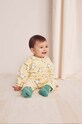 Chłopiec Bobo Choses legginsy niemowlęce Freedom Bird 224AB050 żółty