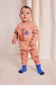 Dětské legíny Bobo Choses Hungry Squirrel pletenina oranžová 224AB055
