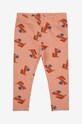 Dětské legíny Bobo Choses Hungry Squirrel 224AB055 oranžová AW24
