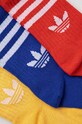 Dětské ponožky adidas Originals CREW SOCK 3P 3-pack IY6695 žlutá AW24