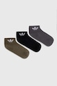 adidas Originals gyerek zokni KIDS ANKLE SOCK 3 pár hosszúszárú zokni szürke IZ3473