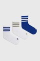 Dětské ponožky adidas Performance KIDS BTS 3PP 3-pack dlouhé ponožky modrá JD9598