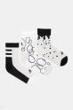 adidas Performance calzini per bambini KIDS GRF 3PP Planet friendly bianco IW5528