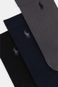 Παιδικές κάλτσες Polo Ralph Lauren 3-pack 444822164001 σκούρο μπλε AW24
