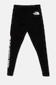 The North Face legginsy dziecięce VERTICAL GRAPHIC LEGGINGS NF0A89HVJK31 czarny AW24