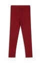 Konges Sløjd leggins din bumbac pentru copii MINNIE PANTS GOTS KS102058 rosu AW24