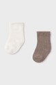 Mayoral Newborn sosete bebe 2-pack sosete scurte maro 9760.1J.Newborn.9BYH