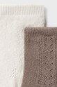 Mayoral Newborn sosete bebe 2-pack 9760.1J.Newborn.9BYH maro AW24