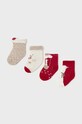 Детские носки Mayoral Newborn 4 шт длинные носки красный 9762.2G.Newborn.9BYH
