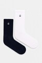 United Colors of Benetton skarpetki dziecięce 2-pack skarpetki długie granatowy 6AO30702A.G.Reproposed