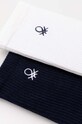 United Colors of Benetton skarpetki dziecięce 2-pack 6AO30702A.G.Reproposed granatowy AW24