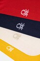 United Colors of Benetton skarpetki dziecięce 4-pack 6GRD07028.G.Seas.9BYH żółty AW24