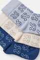 United Colors of Benetton sosete bebe 3-pack 6AO3F21AU.W.Seaso.9BYH albastru AW24