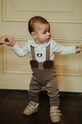 Легінси для немовлят Donsje Sieffi Leggings Bear з еластаном коричневий 3034601.