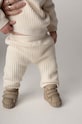 Детские хлопковые леггинсы Donsje Luca Trousers хлопок бежевый 4090300.