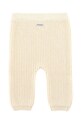 Băieți Donsje leggins din bumbac pentru bebeluși Luca Trousers 4090300. bej