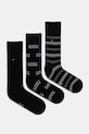 Ponožky Tommy Hilfiger 3-pack dlouhé ponožky černá 701229783