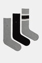 Tommy Hilfiger calzini pacco da 3 stampa all-over grigio 701229786