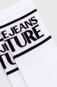 Versace Jeans Couture sosete 77GA0J04.ZG079 alb AW24