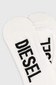 Шкарпетки Diesel SKM-HIDEPAT-TWOPACK SOCKS 2PACK 2-pack 00S0MG.0IQAS білий AW24