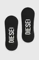 Шкарпетки Diesel SKM-HIDEPAT-TWOPACK SOCKS 2PACK 2-pack короткі шкарпетки чорний 00S0MG.0IQAS
