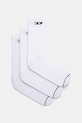 Ponožky Diesel SKM-D-CREW-LIGHT-SOCKS 3-pak dlhé ponožky biela A15405.0LKBI