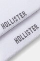 Hollister Co. skarpetki 5-pack KI312.4001.100 biały AW24