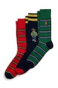 Ponožky Polo Ralph Lauren 3-pack vzorovaný šedá 449958860