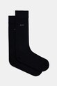 BOSS sosete de lana 2-pack sosete lungi bleumarin 50509431