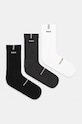 Čarape BOSS 3-pack visoke čarape crna 50524324