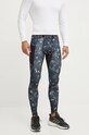Under Armour legginsy treningowe HeatGear Printed wzorzyste czarny 1386938