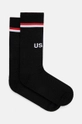 Vunene čarape AMBUSH Logo Low Soccer Socks visoke čarape crna BMRA002F24KNI0011000