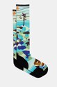 Smučarske nogavice Smartwool Targeted Cushion Bear Country Print modra SW002148