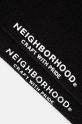 Κάλτσες NEIGHBORHOOD Nbhd Logo Socks 242WINH.UWM02 μαύρο AW24